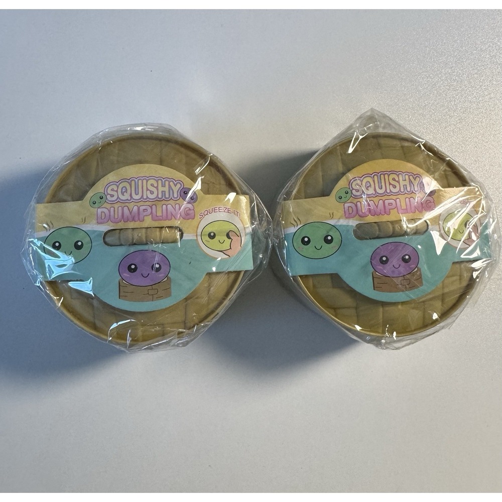 Squishy Dumpling Squeeze Toy - Lot Of 2